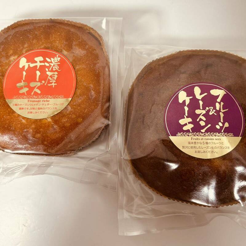 濃厚チーズケーキ フルーツ＆レーズンケーキ