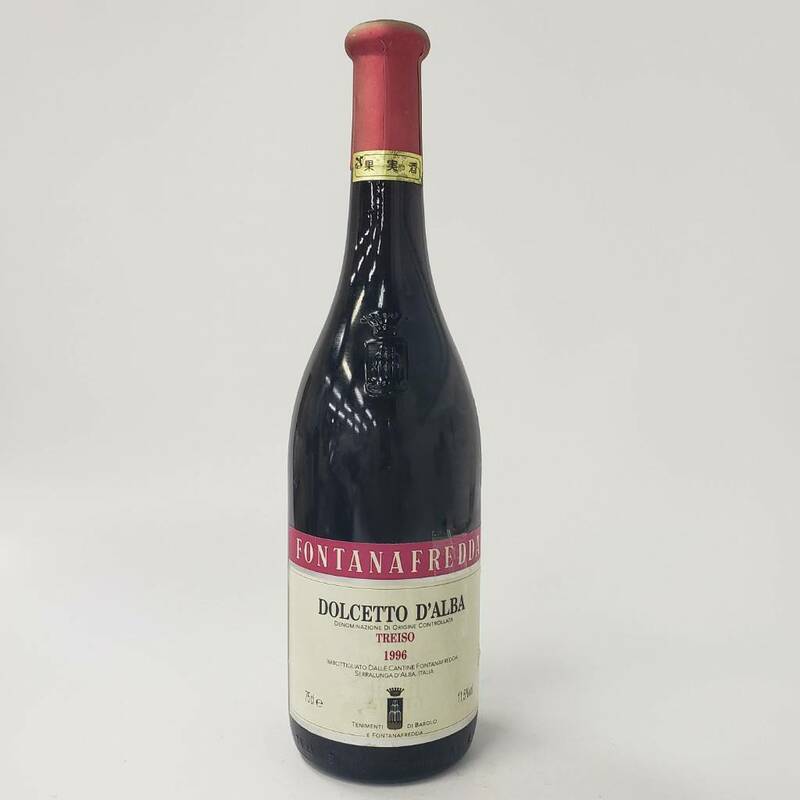M1538(063)-526/SK4000　酒　DOLCETTO D'ALBA FONTANAFREDDA TREISO 1996 ドルチェット・ダルバ ・ディ・トレイーゾ 11.5% 750ml