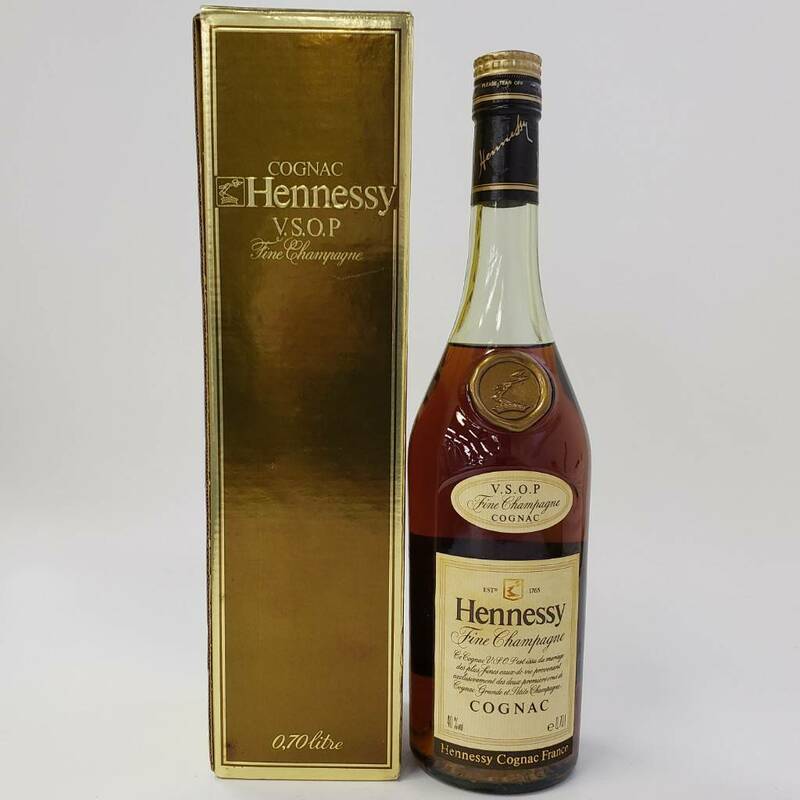 M20538(063)-543/TY5000　酒　Hennessy Fine Champagne V.S.O.P COGNAC ヘネシー コニャック ブランデー 40％ 700ml 箱付き