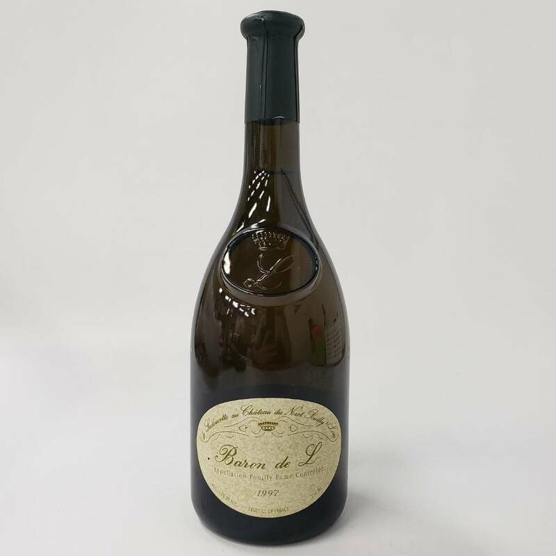 M9002(063)-558/NT6000　酒　Baron de L Appellation Pouilly Fume Controlee 1997 バロン・ドゥ・エル 12.5％ 750ml
