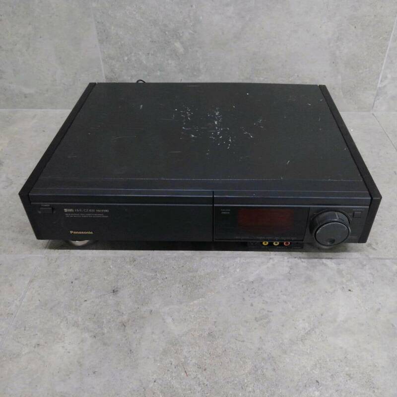 H1388(054)-815/SK3000　Pansonic パナソニック S-VHS ビデオデッキ NV-FS90