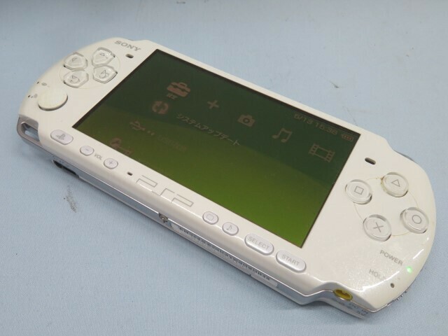 メモリーカード1GB付き◇◇SONY PSP3000 プレイステーション・ポータブル Ver6.60 保障シールあり PSPR 動作品 USED 94634◇◇