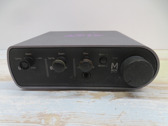  ●●MBOX MBOXmini 音楽機器 AVID オーディオ・インターフェイス Pro Tools DTM ジャンク USED 95133●！！