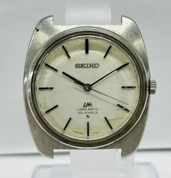 I244-I68-112 ◎ SEIKO セイコー LORD MATIC 5601-7010 メンズ 23石 自動巻き ヘッド 稼働