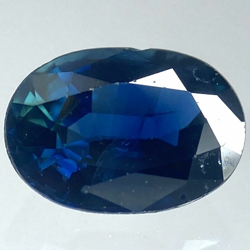 ［天然サファイア0.675ct］J 約6.0×4.1mmソーティング付 ルース 裸石 宝石 ジュエリー corundum sapphire 