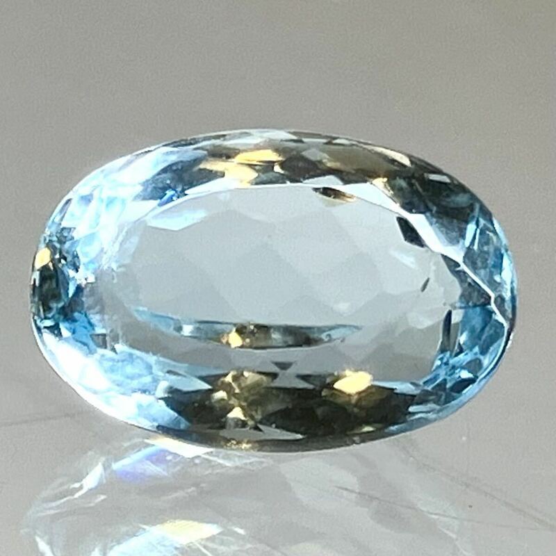 ★天然アクアマリン1.919ct★J約9.4×6.6mmルース 裸石 宝石 ジュエリー jewelry aquamarine ベリル 