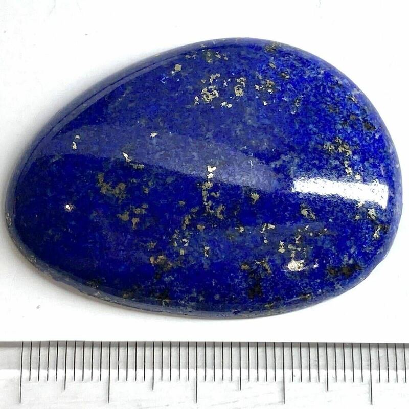 ［天然ラピスラズリ100ct］J 約47.3×34.5mm ルース 裸石 宝石 ジュエリー lapis lazuli 