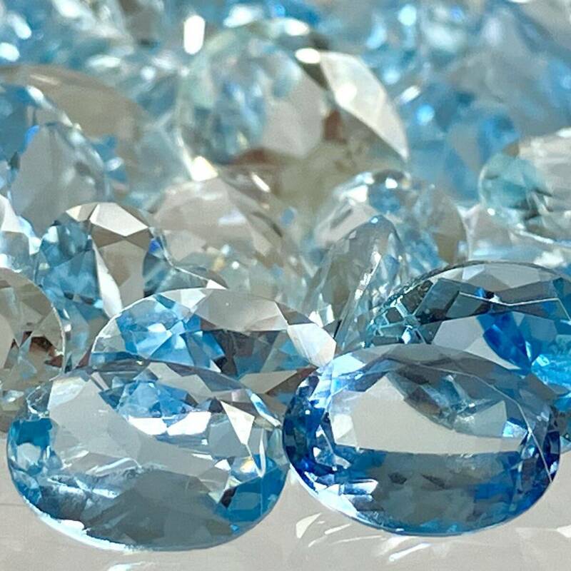 ★天然アクアマリンおまとめ42.5ct★j ルース 裸石 宝石 ジュエリー jewelry aquamarine