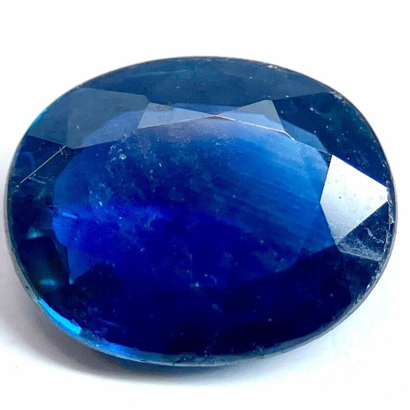 ★天然サファイア0.536ct★J 約5.6×4.5mmソーティング付 ルース 裸石 宝石 ジュエリーsapphire corundum コランダム 