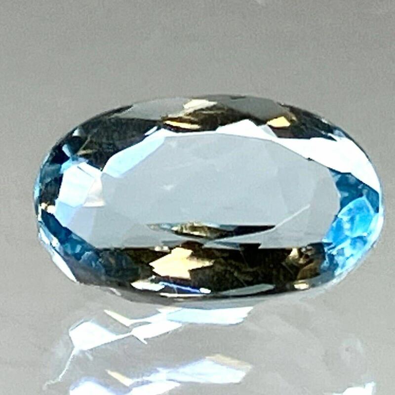 ★天然アクアマリン1.903ct★J約9.5×6.4mmルース 裸石 宝石 ジュエリー jewelry aquamarine ベリル 