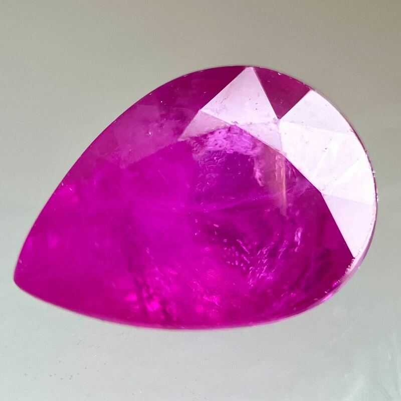 ★天然ルビー0.986ct★J 約6.9×5.1mmソーティング付 ルース 裸石 宝石 ジュエリー jewelry ruby corundum 