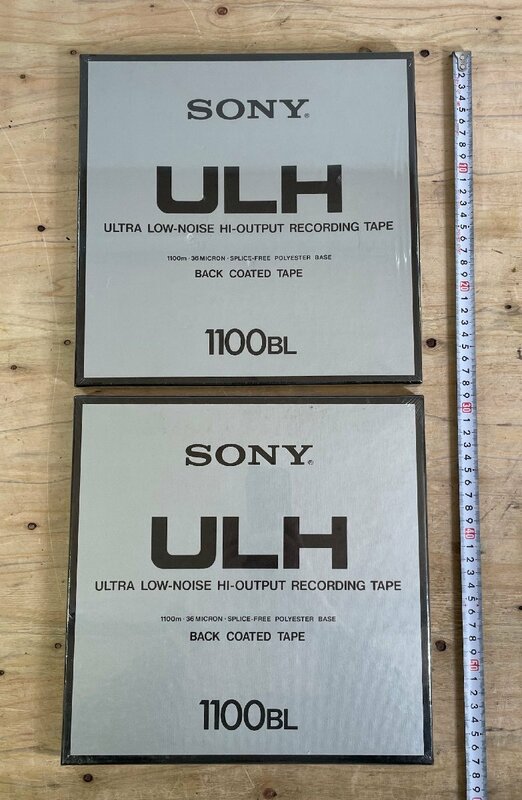 【長期保管品】【未開封】SONY ソニー オープンリールテープ ULH-11-1100-BL 10号 昭和レトロ