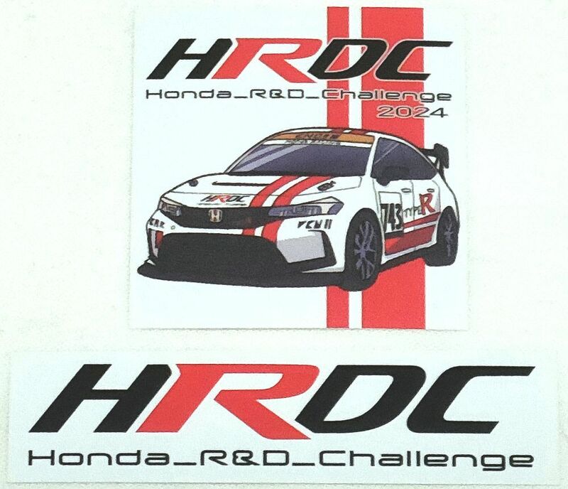 ステッカー　スーパー耐久 2024　Honda R&D Challenge FL5　HRDC　ホンダ・シビック・タイプR 