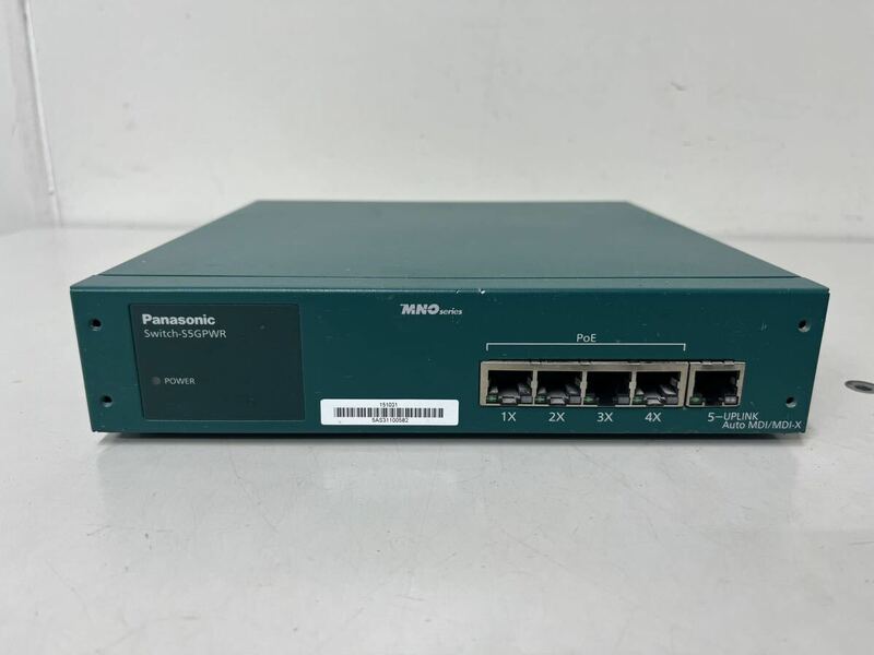 F718 中古　Panasonic Switch-S5GPWR　PoE給電スイッチングハブ 