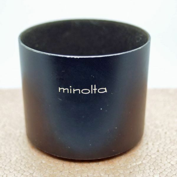 ミノルタ Minolta MC 135mm f3.5用 メタルレンズフード（中古）