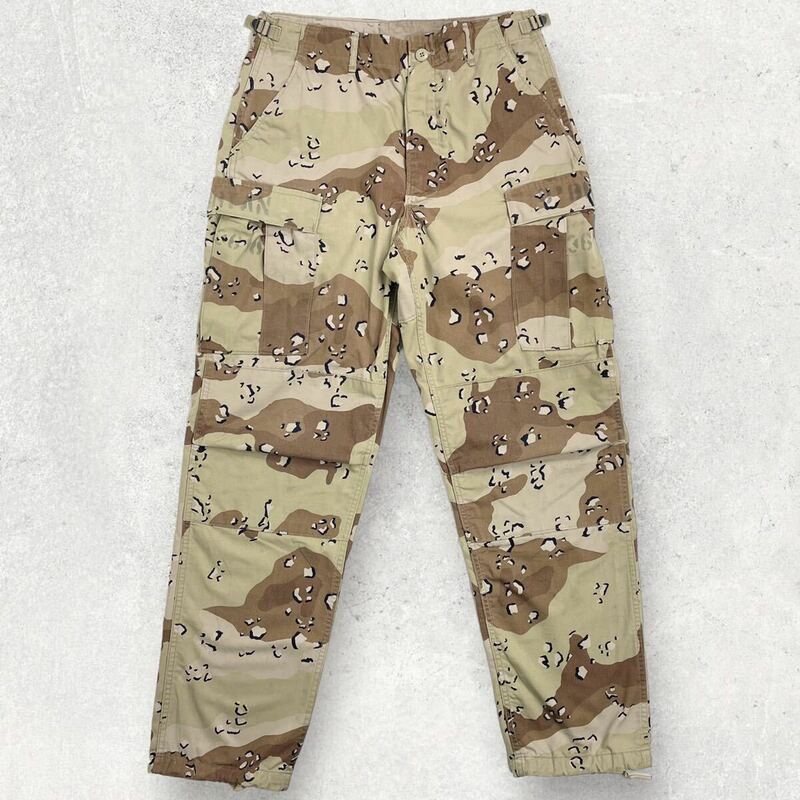 【M-L】 80s 米軍実物 チョコチップ デザートカモ BDU カーゴパンツ ミリタリー ビンテージ オールド トラウザーズ コンバット U.S.ARMY