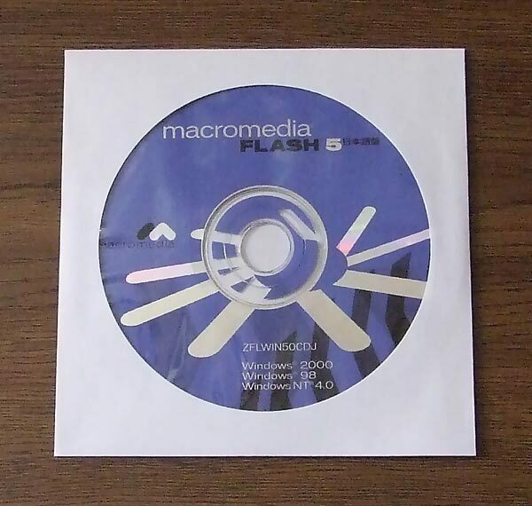 Macromedia FLASH 5 日本語版 Windows ディスクのみ