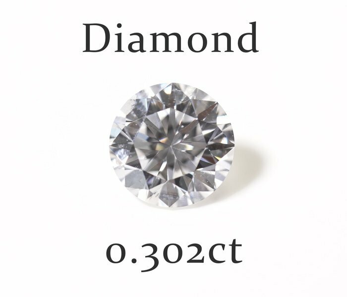 W-28☆ルース ダイヤモンド 0.302ct（D/SI-1/VERYGOOD）日本宝石科学協会ソーティング付き