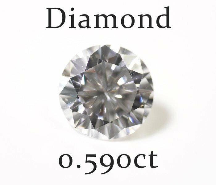 W-79☆ルース ダイヤモンド 0.590ct（F/VVS-2/VERYGOOD）中央宝石研究所ソーティング付き