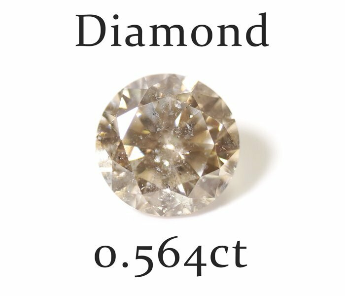 W-81☆ルース ダイヤモンド 0.564ct（M/I-1/GOOD）日本宝石科学協会ソーティング付き