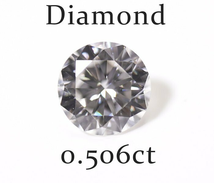 Y-53☆ルース ダイヤモンド 0.506ct（H/VS-2/GOOD）中央宝石研究所ソーティング付き