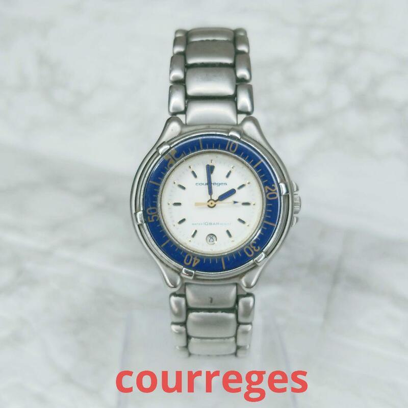 不動品　courreges　3Y02-0100 クレージュ　時計