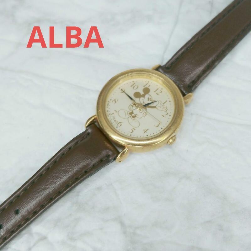 ALBA　V501-6N10　ミッキー　時計