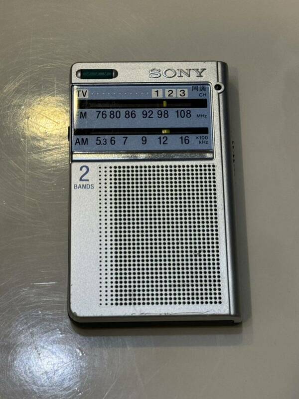 SONY ポケットラジオ AM FM ICF-T45 おまけ付き