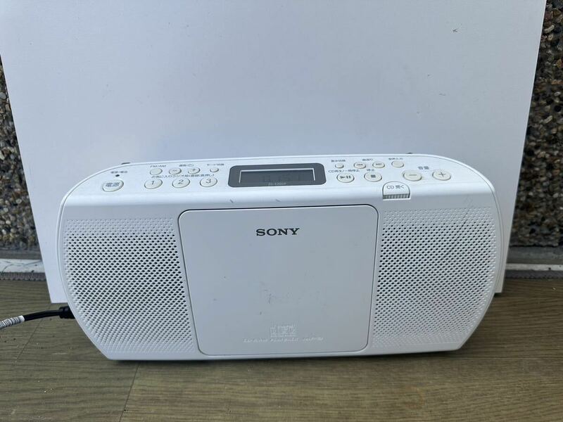 SONY ソニー パーソナルオーディオシステム CDラジオ ホワイト CDプレーヤー 《ZS-E20CP》