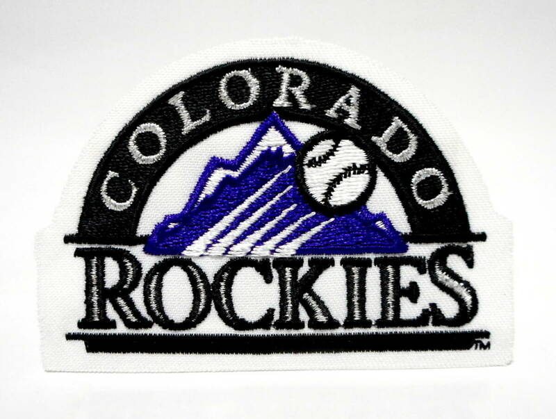 MLB コロラド・ロッキーズ エンブレム 刺しゅう 刺繍 ワッペン パッチ メジャーリーグ 野球