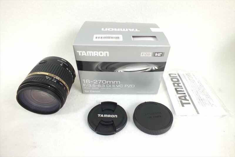 ◇ TAMRON タムロン キャノンマウント レンズ DiII 18-270mm F/3.5-6.3 中古 現状品 240408R7138B