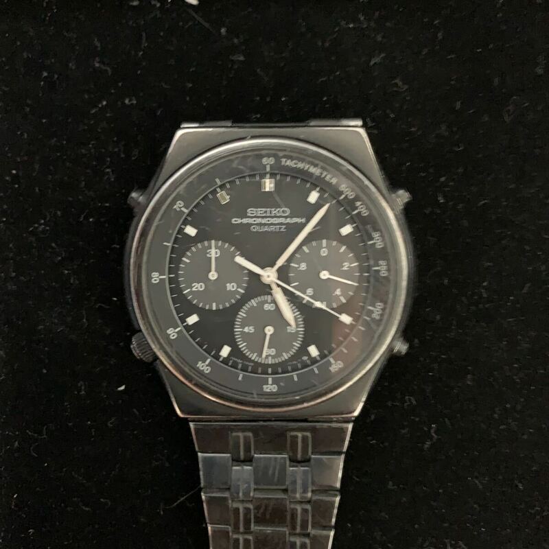 SEIKO セイコー 腕時計 クォーツ 7A28-7110 SPEEDMASTER 初代 スピードマスター 不動品 クロノグラフ 
