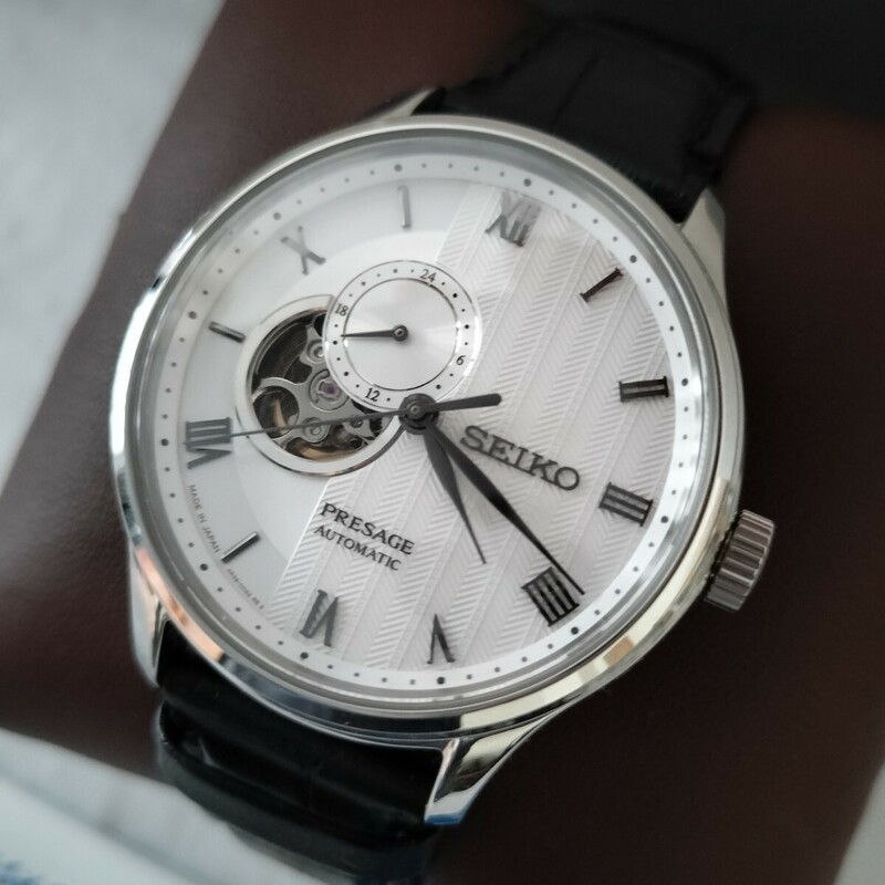 SEIKO PRESAGE セイコー プレサージュ AUTOMATIC オートマチック SARY095 4R39-00W0 裏スケルトン 自動巻 メンズ腕時計 