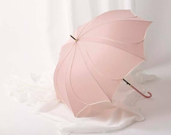 ☆思わず二度見してしまう華やか　花びら　長傘　兼用　日傘