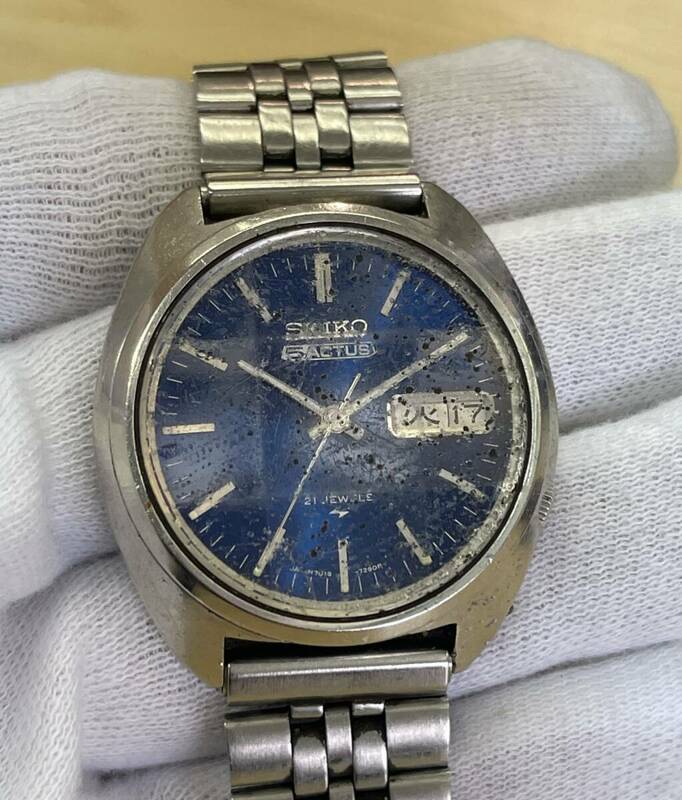 1970年代製 SEIKO セイコー 5ACTUS 7019-7210 腕時計 アナログ 自動巻き カットガラス（SMU459SM)