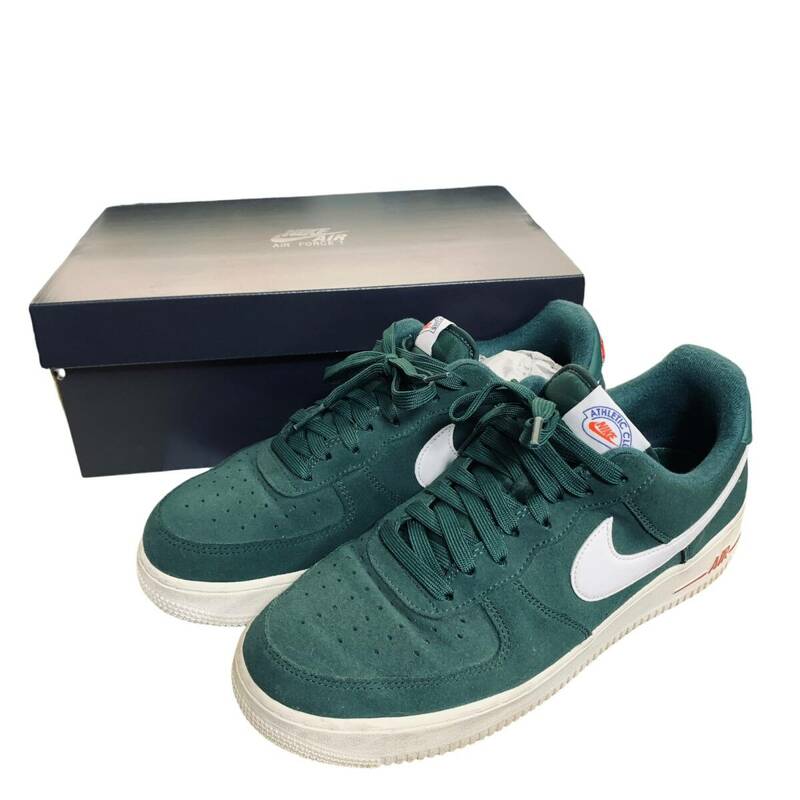 ◆中古品◆Nike ナイキ AIR FORCE 1’07 LX DH7435-300 グリーン エアフォース1 28cm メンズ 箱付き スニーカー Q65410NC