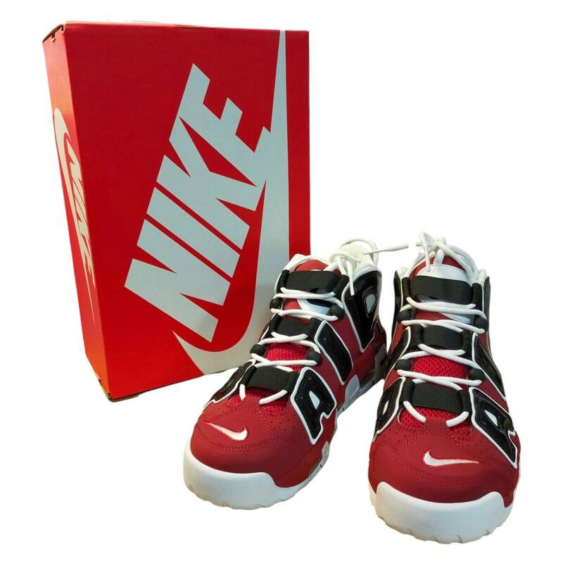 ◆未使用◆ナイキ NIKE 921948 600 AIR MORE UPTEMPO'96 エアモアアップテンポ モアテン 27cm メンズ スニーカー Q65344NC