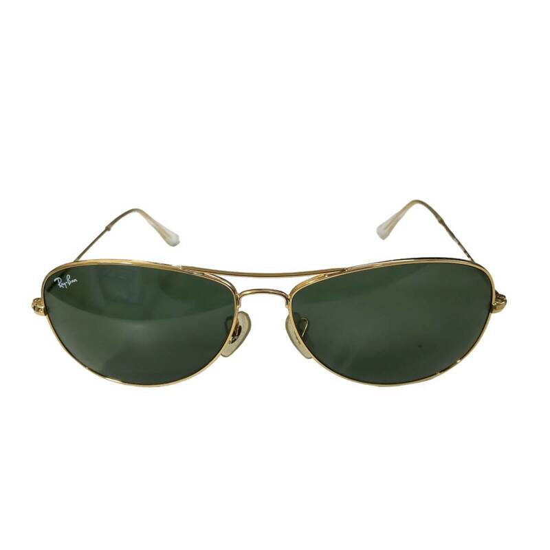 【中古品】Ray-Ban レイバン RB3362 COCKPIT 001/58 59□14 3P コックピット サングラス メガネ ゴールド系 A65979RD