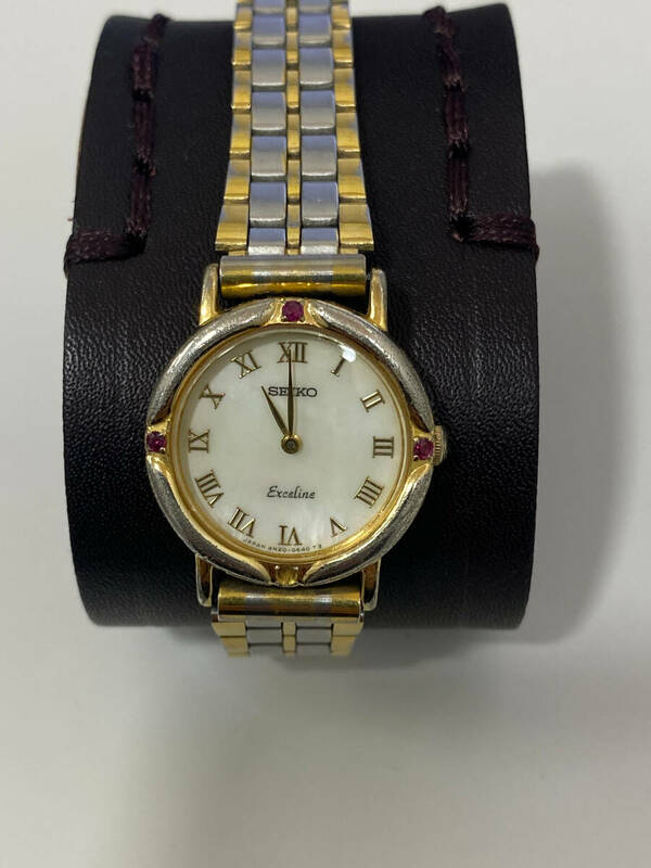 SEIKO セイコー EXCELINE エクセリーヌ 腕時計 クオーツ 4N20-0370 腕時計 動作未確認 中古品 SKD428