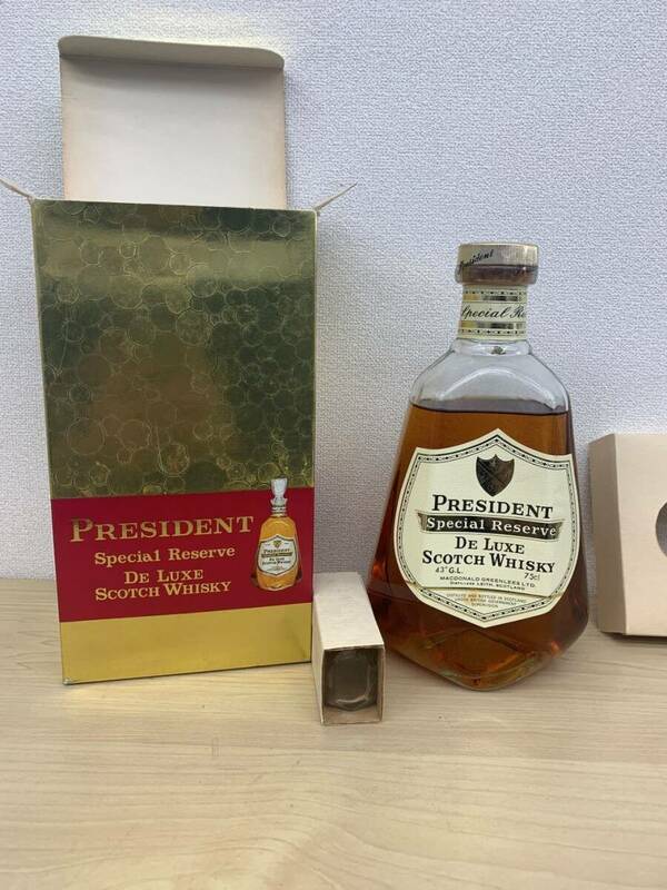 PRESIDENT/プレジデント スコッチウイスキー Special Reserve DE LUXE 750ml 43% kyK9068K