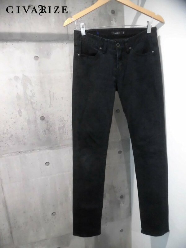 CIVARIZE シヴァーライズ ストレッチ スキニーデニムパンツ 44/スリム ジーンズ/黒 ブラック/CV17-Z05/メンズ