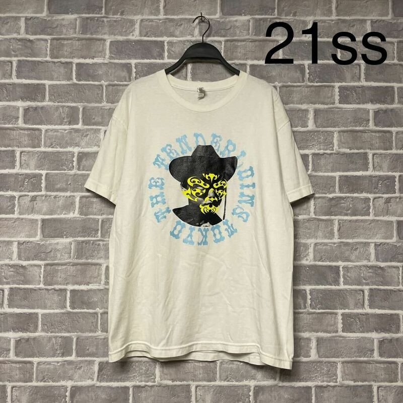 21ss TENDERLOIN テンダーロイン ボルネオスカル グラフィックTシャツ TEE O.S サイズL