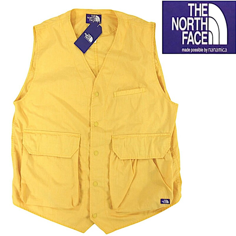 【送料無料】定2.2万 新品◆THE NORTH FACE PURPLE LABEL◆Garment Dye フィールド ベスト M 黄◆ノースフェイス NT3251N◆aei J1733a