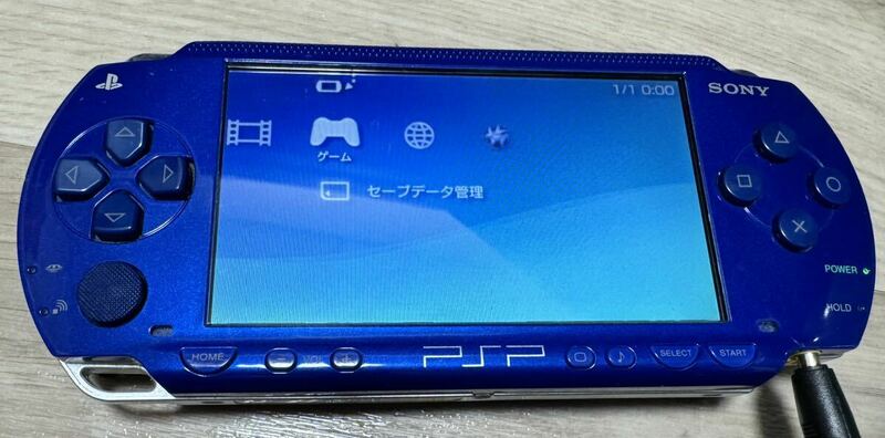 SONY PSP-1000 本体 メタリックブルー プレイステーションポータブル プレステ PlayStation Portable 送料無料