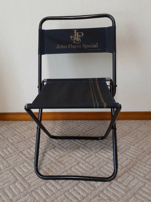 ★当時物 JPS ジョンプレイヤースペシャル 折畳み椅子 フォールディングチェア F1 観戦 ロータス ホンダF2★ 