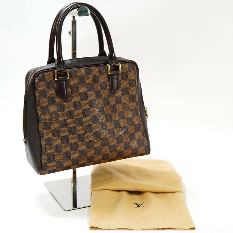 NA6497 中古品 ルイヴィトン LOUIS VUITTON ブレラ ハンドバッグ ダミエ ブレラ エベヌ シリアル有 レディース 鞄 カバンN51150 検S