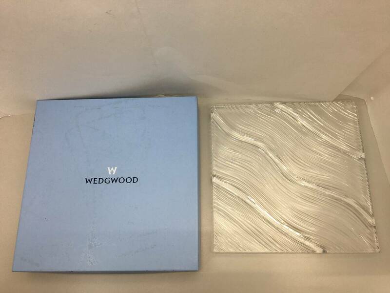 46186 WEDGWOOD ウェッジウッド クリスタル プレート　角型皿