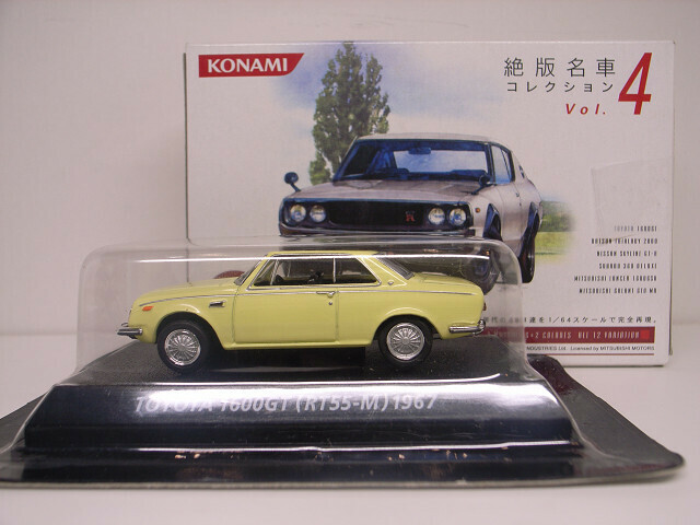 KONAMI / コナミ 1/64 トヨタ 1600GT (RT55-M) 1967 / 絶版名車コレクション VoL.4 希少美品