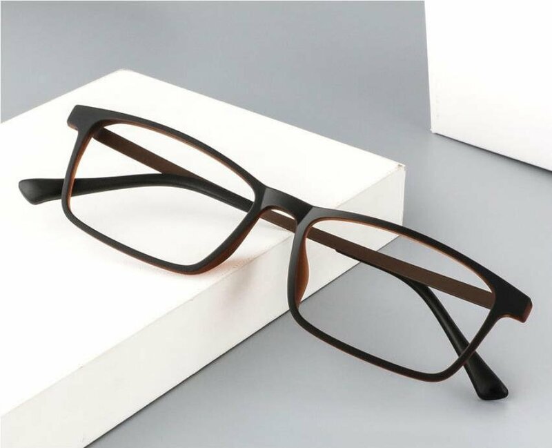 送料無料　チタン　金属フレーム　折れにくい　タテ眼鏡　レンズ交換可能 メガネフレーム　超軽量　フルリム　 sc0312