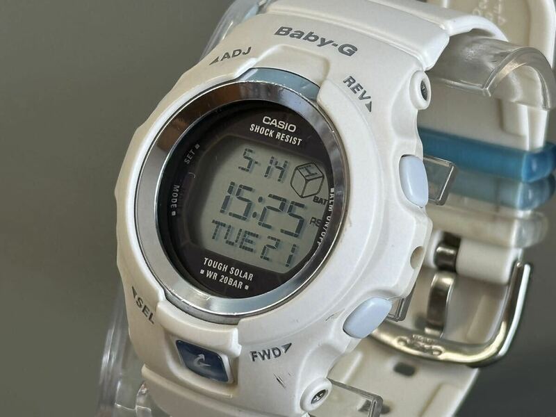 1円〜◆CASIO カシオ BABY-G タフソーラー BGR-290 デジタル レディース腕時計 稼働品